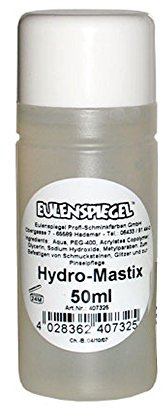 Eulenspiegel 407325 - Hydro-Mastix, professioneller Bühnenkleber, 50 ml, Theater, Halloween, Karneval, Mottoparty