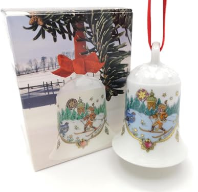 Hutschenreuther - Weihnachtsglocke 1981 - Glocke aus Porzellan - WIE NEU - OVP