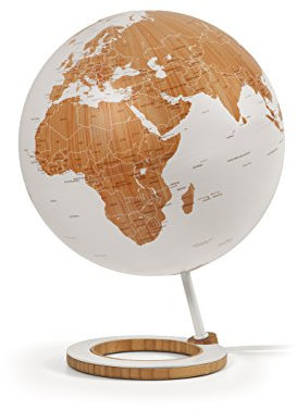 Tecnodidattica 0324BM Mappamondo Atmosphere Bamboo