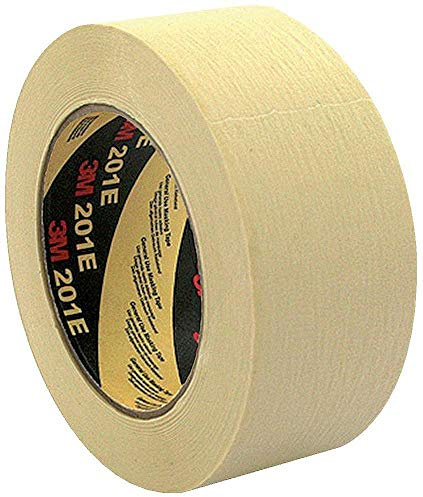 3M 2014850 Ruban Adhésif de Masquage Papier Crêpé, Beige, 48 mm x 50 m (Lot de 6)