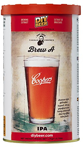 Coopers 834 Brew A IPA Homebrewing Hopped Malt Extract Thomas Can