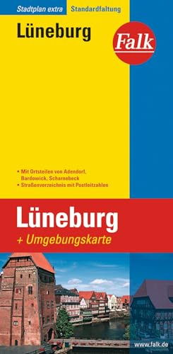Falk Stadtplan Extra Lüneburg 1:15.000: mit Ortsteilen von Adendorf, Bardowick, Scharnebeck