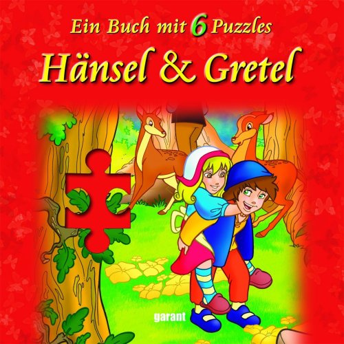 Hänsel & Gretel, Puzzle-Buch: Ein Buch mit 6 Puzzles