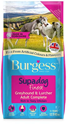 Burgess Supadog Greyhound & Lurcher dry dog food,12.5 kg (Pack of 1)