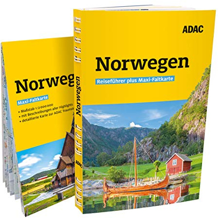 ADAC Reiseführer plus Norwegen: Mit Maxi-Faltkarte und praktischer Spiralbindung