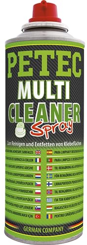 PETEC Multi Cleaner Silikonentferner Spray Lackreiniger für Autolacke Metall Entfetter Spray 200 ml. Reiniger für Klebereste Allesreiniger Auto Universalreiniger Kunststoffreiniger 82200