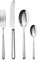 Sambonet Linear Set di Posate Tavola monoblocco in Acciaio Inox 18/10, 24 Pezzi, Inossidabile, 30.2 x 5.2 x 33.3 cm, unità