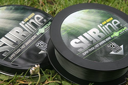 Korda Subline, Angelschnur, grob, grün, 15LBS