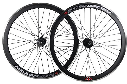 Avec Moyeu Flip-Flop, schwarz, 700C 622, 2 Stück