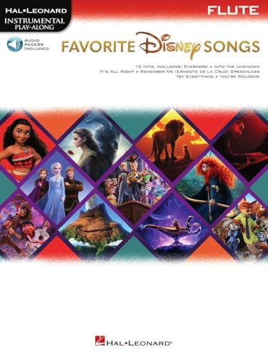 Favorite Disney Songs. Flöte Solo. Enthält Online-Audio: Instrumental Play-Along - Flute (Hal Leonard Instrumental Play-along)