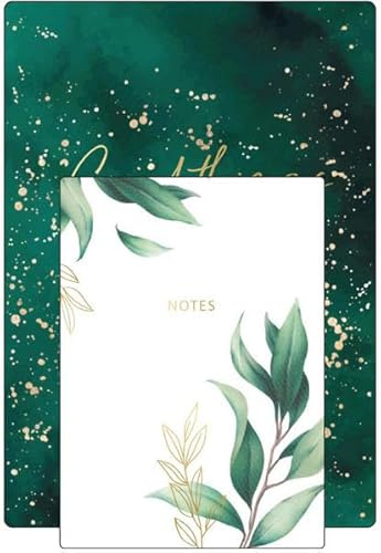 Notizheft-Set Botanical, vegan: Notizheft-Set A5 & A6, geeignet für Schule, Beruf oder Freizeit, 48 Blatt SchreibLiebe
