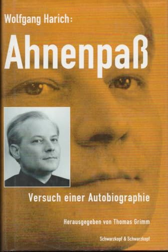 Ahnenpaß - Versuch einer Autobiographie