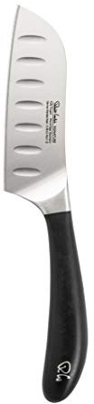Robert Welch Signature Santoku Knife, 11cm. British Design. Crafted from German 1.4116 Stainless Steel. Suitable for fine Slicing and Dicing. Dishwasher Safe.
