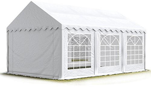 3x6 m Marquee partytält slitstark PVC 700 N vattentät presenning året använd bröllopsevenemang vit