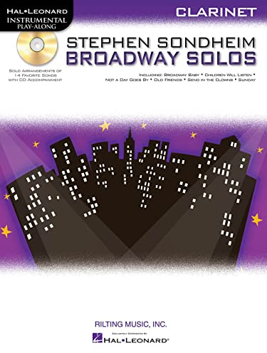 Instrumental Play-Along: Stephen Sondheim Broadway Solos - Clarinet: Play-Along, CD für Klarinette (Hal Leonard Instrumental Play-Along)