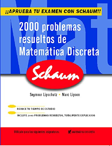 2000 Problemas resueltos de matematica discreta - 9788448142780
