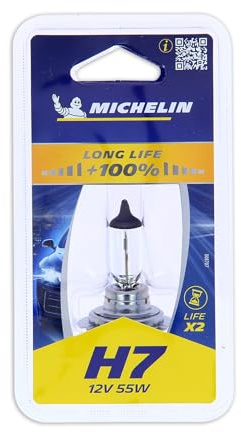 Michelin 008707 Life + 50% 1 Glühbirne H7 12V 55W