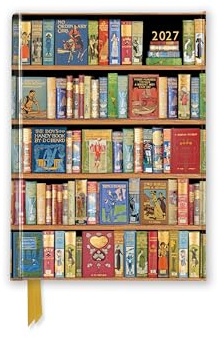 Bodleian Libraries - Bücherregal - Taschenkalender 2027: Original Flame Tree Publishing-Pocket Diary [Taschenkalender]