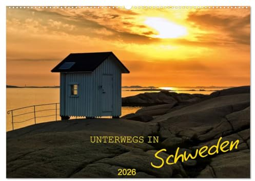 Unterwegs in Schweden (Wandkalender 2026 DIN A2 quer), CALVENDO Monatskalender: Schweden hautnah erleben (CALVENDO Orte)
