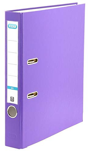 Elba Ordner A4, smart Pro, 5 cm schmal, Kunststoff außen, violett