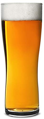 Utopia Aspen Half Pint Beer Glasses 10oz / 280ml - Set of 4-28cl Beer Glasses, Fully Toughened Glasses