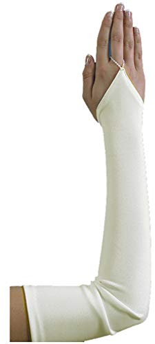 YES Fingerlose Brauthandschuhe Handschuhe Hochzeit, A1 45cm, ivory