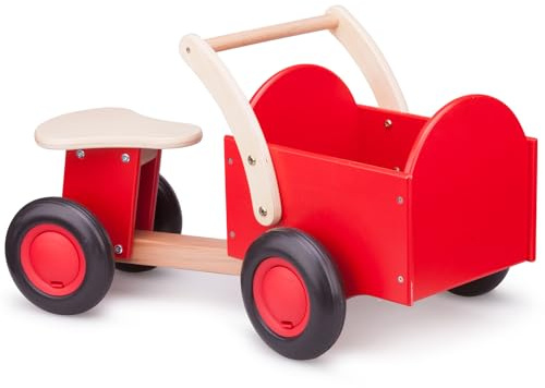 New Classic Toys- Carrier Bike Bicicletta, Colore (Red), Portabici - Rosso, 11400
