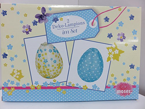 Moses 25387 Deko-Lampions Blau-Gelb