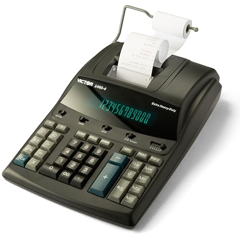 Victor 1460-4 12 Digit Extra Heavy Duty Commercial Printing Calculator