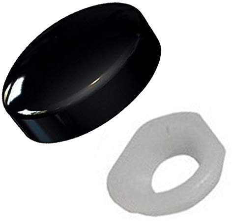 Screw Cover Caps - Plastic Screw Heads - Black