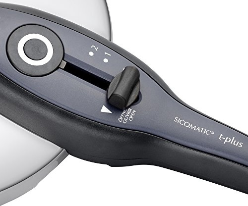 Silit Sicomatic t-Plus Ersatzdeckel für Schnellkochtopf, 3,0l 4,5l 6,5l 8,5l, Edelstahl, Ø 22 cm