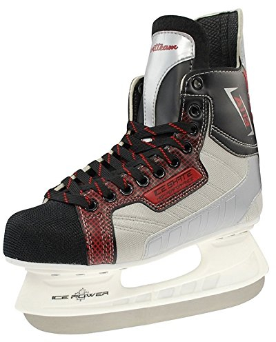 Sport Team A113 Ice Hockey Skates, Men, A113 Eishockey Schlittschuhe, Black/White,46