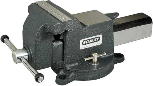 STANLEY 1-83-067 Morsa Da Banco Maxsteel, 125 mm, Uso intenso