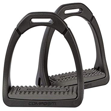 PFIFF Kunststoff-Steigbügel, schwarz-grau Full