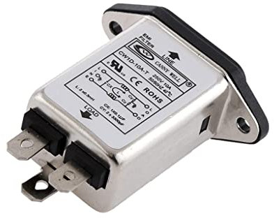 Gazechimp Iec Montage 320 Panneau De Prise C14 Mâle Ligne électrique Emi Filtre Cw1d-10a-t