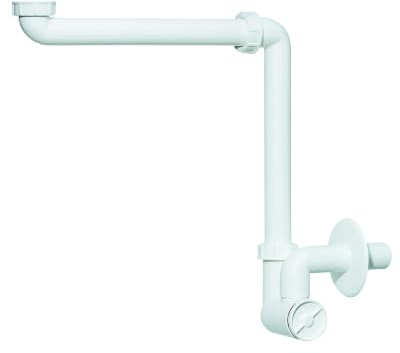 Cornat Dallmer Waschtisch-Möbel-Geruchverschluss, extrem raumsparend, 1 1/4 Zoll x 32 mm, DALL051103