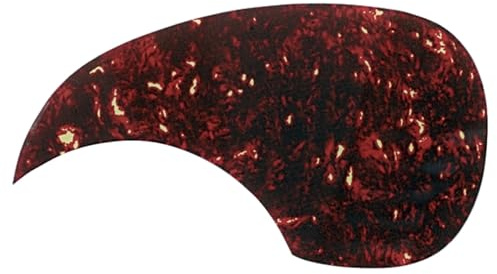 GEWA Deckenschoner Pickguard Schlagbrett - für Gitarre - selbstklebend - 0,75mm Stärke - Schalllochradius 64mm - Martin-Style - schildpatt