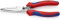 KNIPEX Polsterklammerzange mit Mehrkomponenten-Hüllen spiegelpoliert 185 mm, 91 92 180