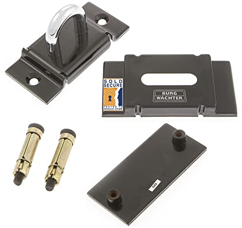 Burg-Wachter Security Wall & Floor Ground Anchor, Black, GA3, SA1180