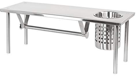 bremermann Küchenregal mit Rollenhalter und Utensilienhalter (Metallisch)