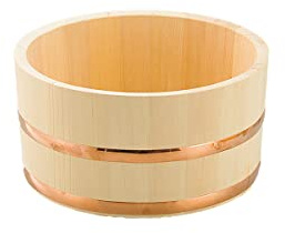 Made in Japan Hinoki Oke Pure Wood Bathtub Bucket