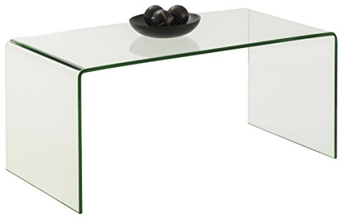Julian Bowen Amalfi Coffee Table, Glass