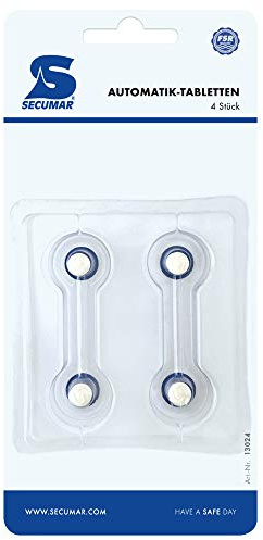 Secumar Auslösetablette Blister 4er Pack, Variante:Auslösetabletten für SECUMATIC 3001S