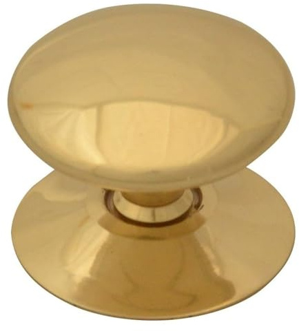 Bulk Hardware BH02555 Bouton de porte Victorien Laiton 50 mm