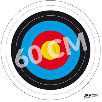 Battle-Merchant 10 Stück Zielscheiben 40x40 cm oder 60x60 cm Target Auflagen für Bogenschießen LARP Bogenschützen Mittelalter Wikinger