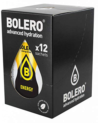 Bolero Energy Drink con Taurina y Cafeina 12 sobres x 7 gr