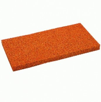roter Belag 225x325 mm 20 mm, Schwammbelag