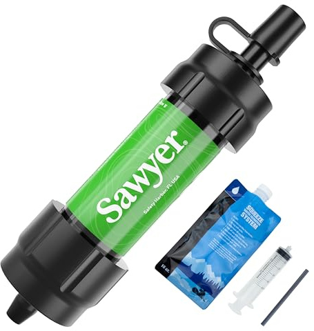 Sawyer Products SP101 Mini Water Filtration System, Single, Green