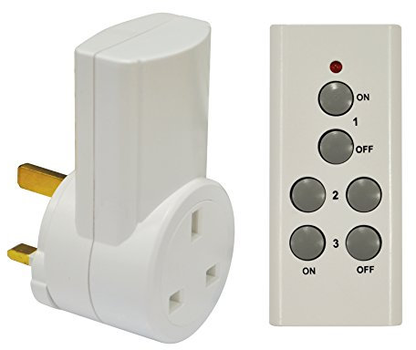 Eagle 1 Way Remote Control Mains Socket Set