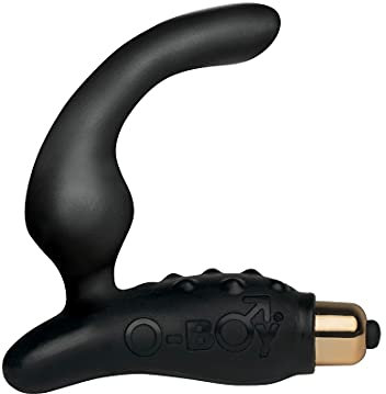 Rocks Off O-Boy – Slimline Prostate Massager, 7 Vibration Modes, Dual Stimulation for Internal & External Use, Ergonomic Beginner-Friendly Design, Quiet, 121g